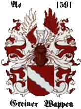 Coat of arms of the Greiner family